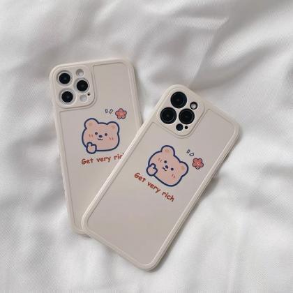 Kawaii Cute Bear Cartoon Silicone Soft Phone..