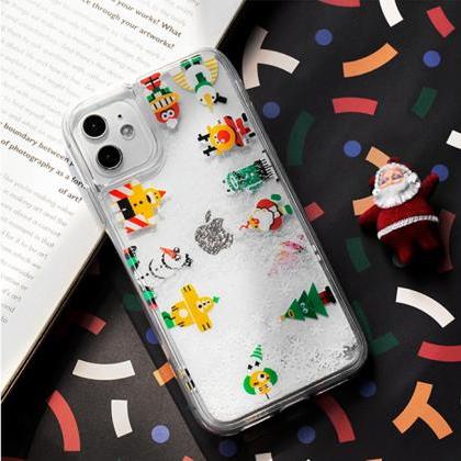 Christmas Eve Little Monster Party Quicksand Case..