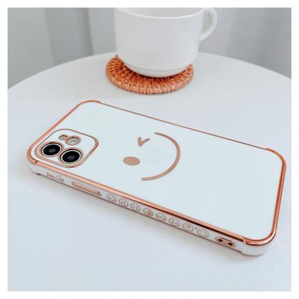 Luxury Electroplating Edge Smiling Case Iphone 13..