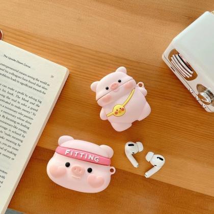 Cute Kawaii Pink Pig Airpods Pro Case Airpods 1/2..