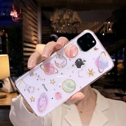 Glittering Starry Sky Iphone Cases For Iphone 13..