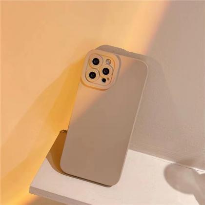 Brown & Beige Lens Protection Iphone..